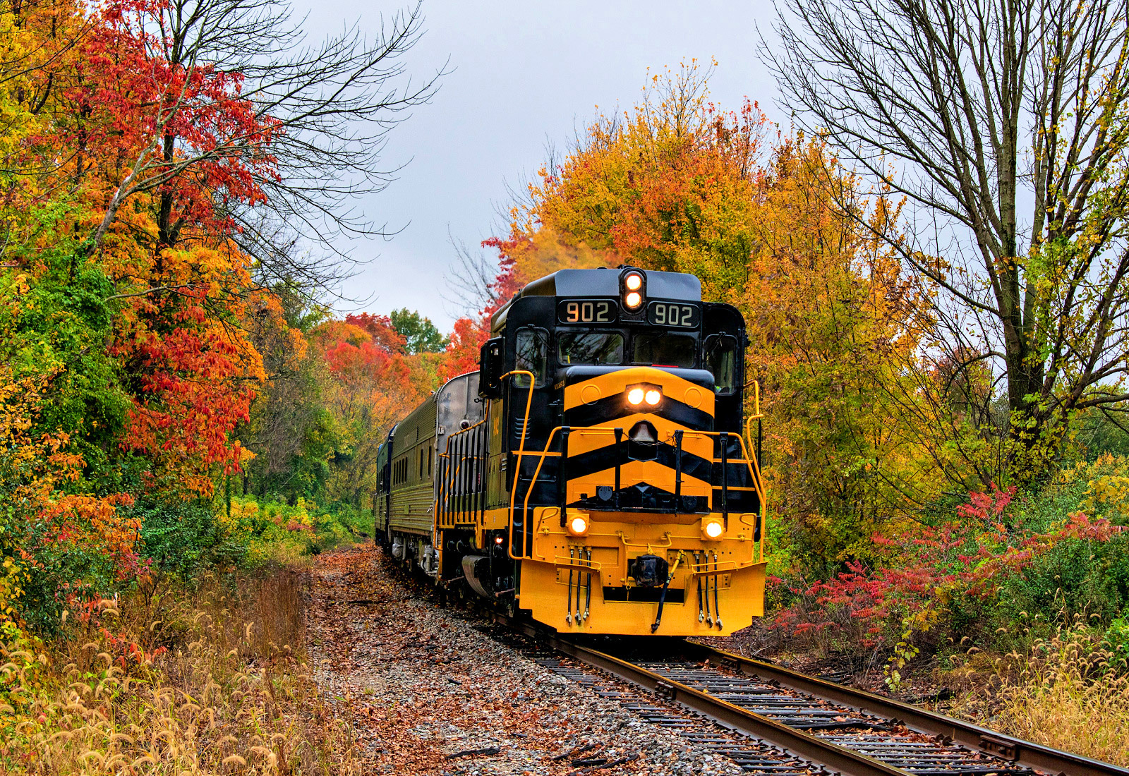 CRC 902 is a class EMD GP30 and  is pictured in New Point, Indiana, United States.  This was taken along the CIND Subdivision on the Indiana and Ohio Railway. Photo Copyright: David Rohdenburg uploaded to Railroad Gallery on 01/02/2023. This photograph of CRC 902 was taken on Saturday, October 30, 2021. All Rights Reserved. 