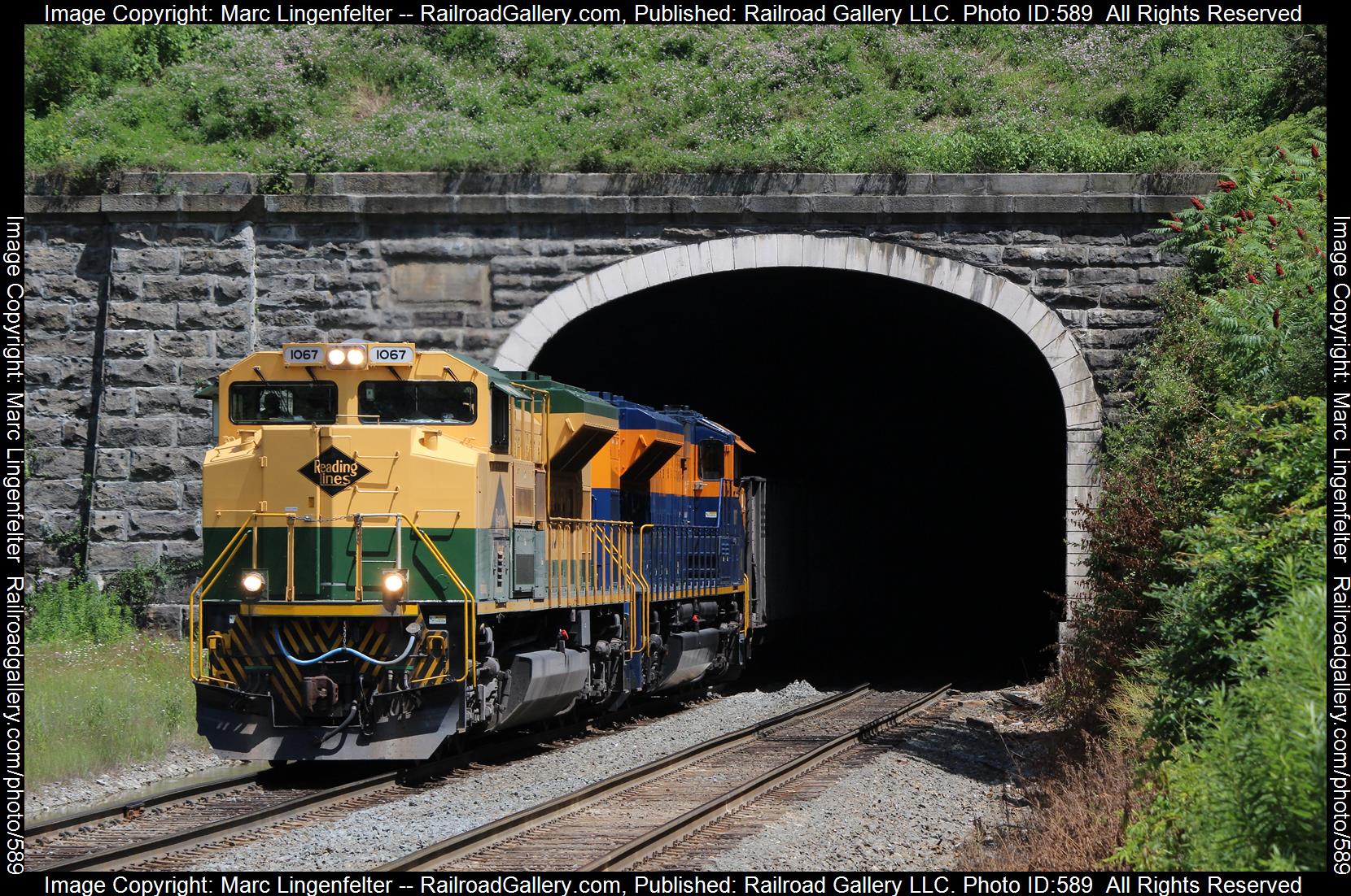 NS 1067 is a class EMD SD70ACe and  is pictured in Gallitzin, Pennsylvania, USA.  This was taken along the NS Pittsburgh Line on the Norfolk Southern. Photo Copyright: Marc Lingenfelter uploaded to Railroad Gallery on 01/17/2023. This photograph of NS 1067 was taken on Thursday, July 17, 2014. All Rights Reserved. 