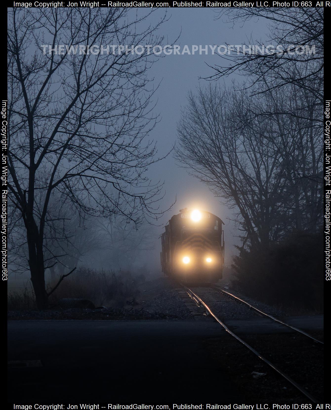 WW 572 is a class EMD GP9 and  is pictured in CHAMBERSVILLE, Virginia, United States.  This was taken along the VIRGINIA DIVISION on the Winchester and Western Railroad. Photo Copyright: Jon Wright uploaded to Railroad Gallery on 02/02/2023. This photograph of WW 572 was taken on Friday, January 08, 2016. All Rights Reserved. 