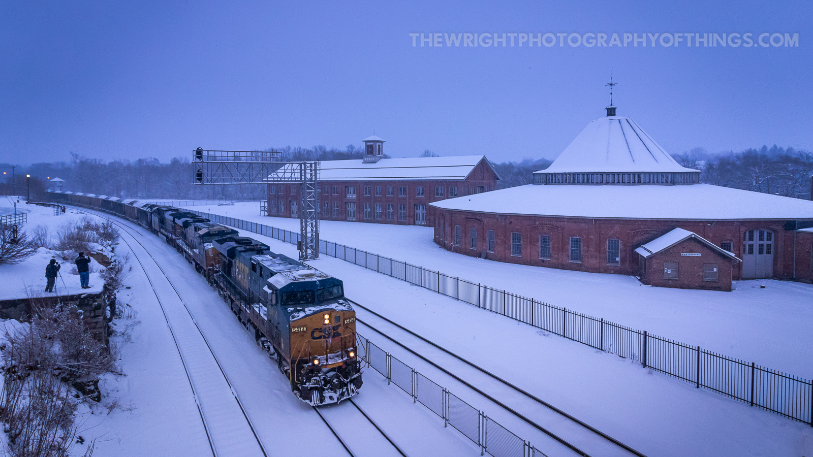 CSXT 5414 is a class GE ES44DC and  is pictured in Martinsburg, WV, United States.  This was taken along the CUMBERLAND on the CSX Transportation. Photo Copyright: Jon Wright uploaded to Railroad Gallery on 11/12/2022. This photograph of CSXT 5414 was taken on Sunday, January 31, 2021. All Rights Reserved. 