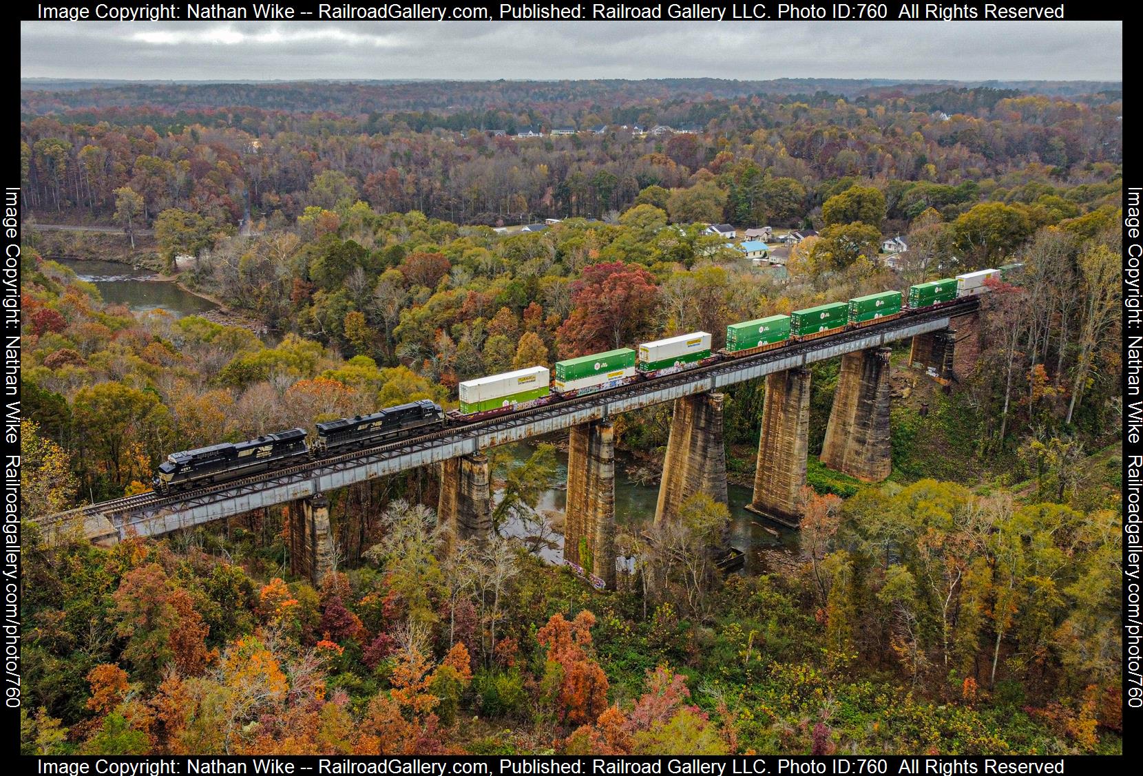 NS 4257 is a class AC44C6M and  is pictured in Converse, South Carolina , United States.  This was taken along the Piedmont Divison  on the Norfolk Southern. Photo Copyright: Nathan Wike uploaded to Railroad Gallery on 02/26/2023. This photograph of NS 4257 was taken on Saturday, November 05, 2022. All Rights Reserved. 