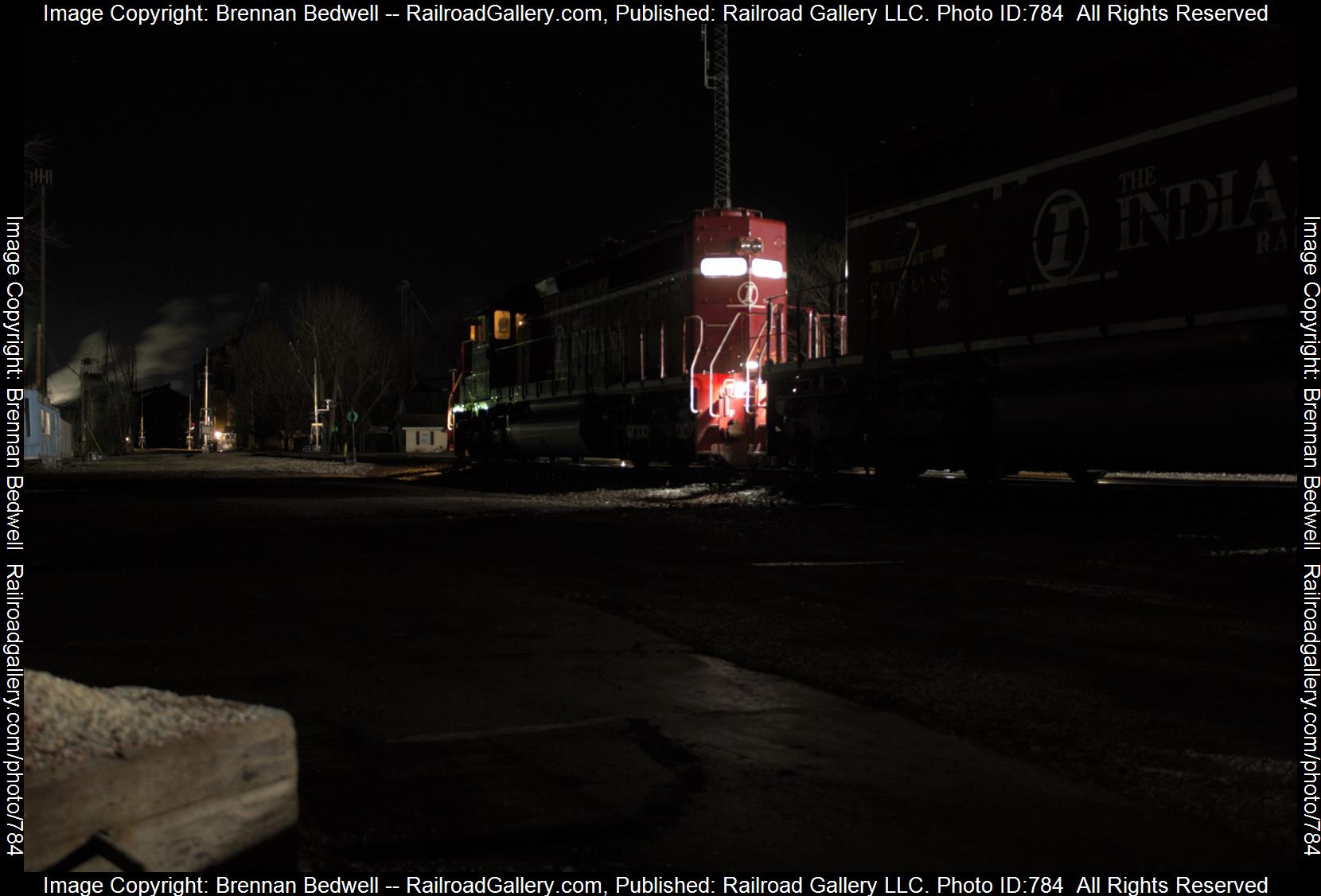 INRD 4004 is a class SD40-2 and  is pictured in Palestine , Illinois, United States.  This was taken along the Indianapolis Subdivision on the Indiana Rail Road. Photo Copyright: Brennan Bedwell uploaded to Railroad Gallery on 03/01/2023. This photograph of INRD 4004 was taken on Friday, February 17, 2023. All Rights Reserved. 