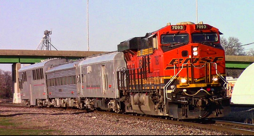 BNSF 7093 is a class GE ES44C4 and  is pictured in Centralia, Illinois, USA.  This was taken along the BNSF Beardstown subdivision on the BNSF Railway. Photo Copyright: Blaise Lambert uploaded to Railroad Gallery on 03/22/2023. This photograph of BNSF 7093 was taken on Sunday, March 19, 2023. All Rights Reserved. 