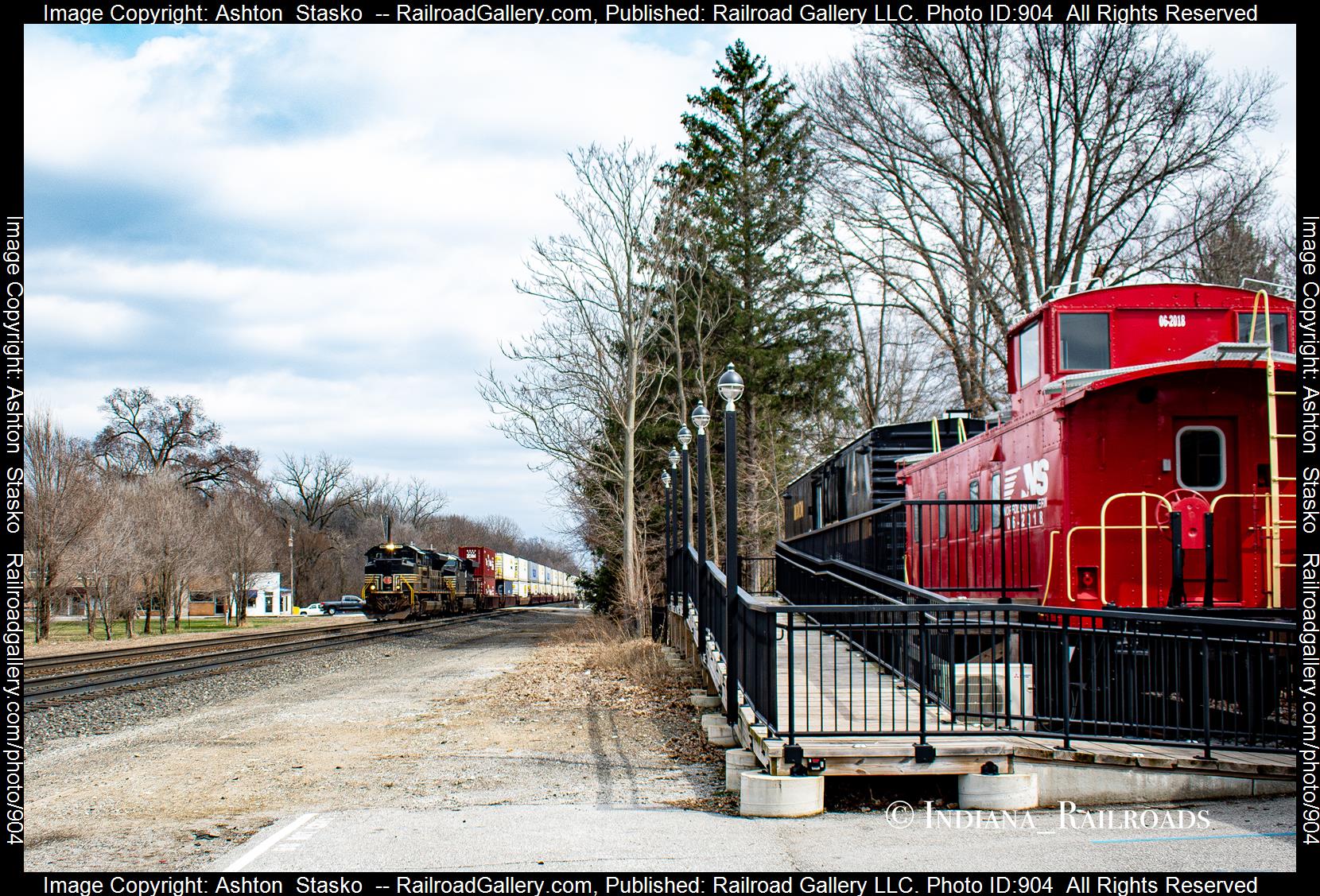 1066 is a class SD70ACE  and  is pictured in Chesterton , Indiana , USA .  This was taken along the Chicago Line on the Norfolk Southern. Photo Copyright: Ashton  Stasko  uploaded to Railroad Gallery on 03/31/2023. This photograph of 1066 was taken on Friday, March 31, 2023. All Rights Reserved. 