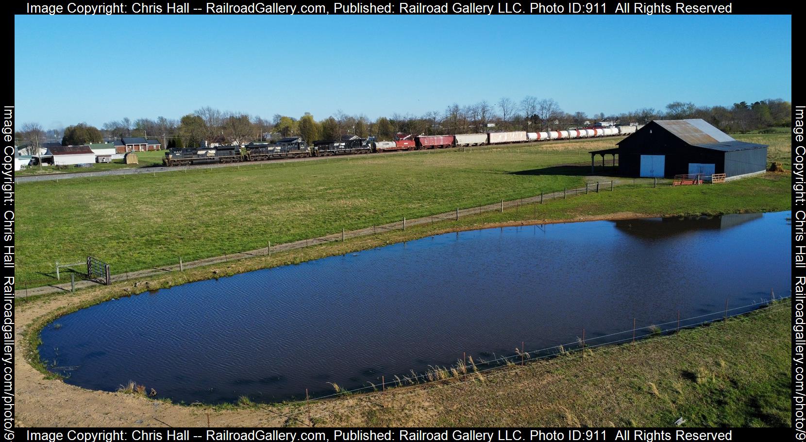 NS 1100 is a class EMD SD70ACe and  is pictured in Stanford, Kentucky, United States.  This was taken along the CNO&TP  on the Norfolk Southern. Photo Copyright: Chris Hall uploaded to Railroad Gallery on 04/02/2023. This photograph of NS 1100 was taken on Sunday, April 02, 2023. All Rights Reserved. 