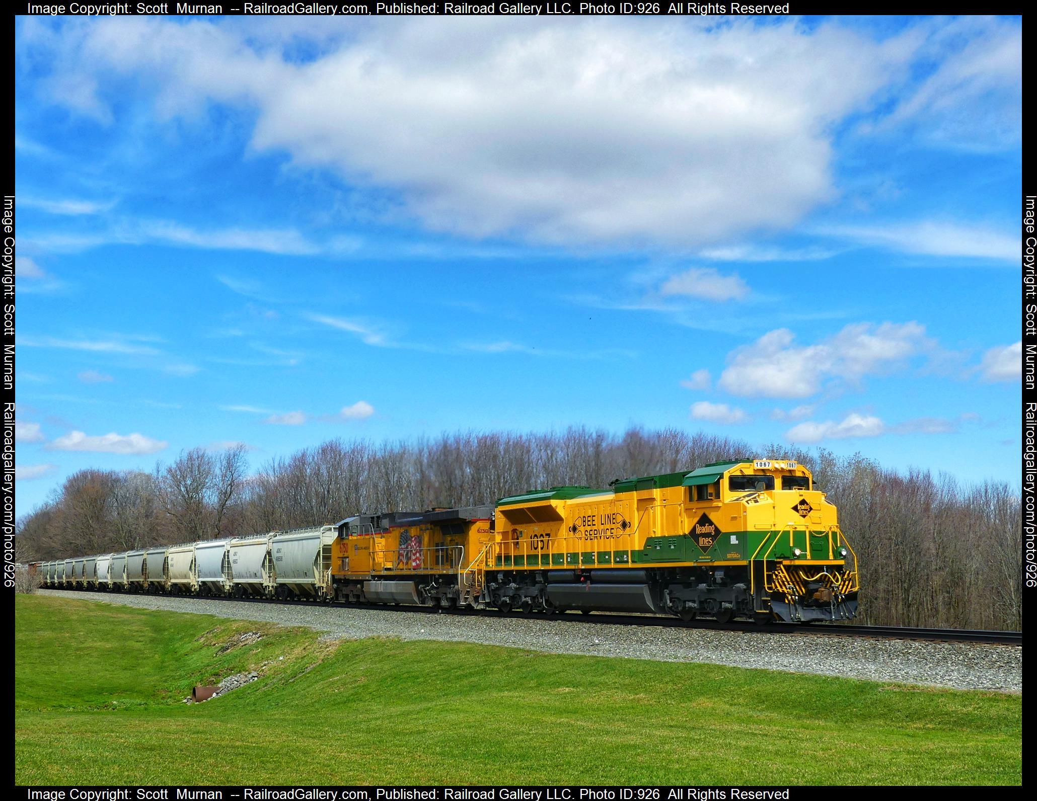 NS 1067 is a class EMD SD70ACe and  is pictured in Gainesville , New York, United States.  This was taken along the Southern Tier Line on the Norfolk Southern. Photo Copyright: Scott  Murnan  uploaded to Railroad Gallery on 04/07/2023. This photograph of NS 1067 was taken on Friday, April 07, 2023. All Rights Reserved. 