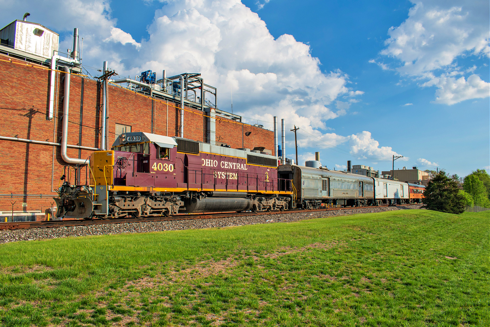 OHCR 4030 is a class EMD SD40-2 and  is pictured in Reading, Ohio, United States.  This was taken along the I&O Oasis Subdivision on the Cincinnati Railway. Photo Copyright: David Rohdenburg uploaded to Railroad Gallery on 04/16/2023. This photograph of OHCR 4030 was taken on Saturday, April 15, 2023. All Rights Reserved. 